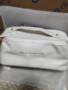 Cream Women's Travel Toiletry Bag